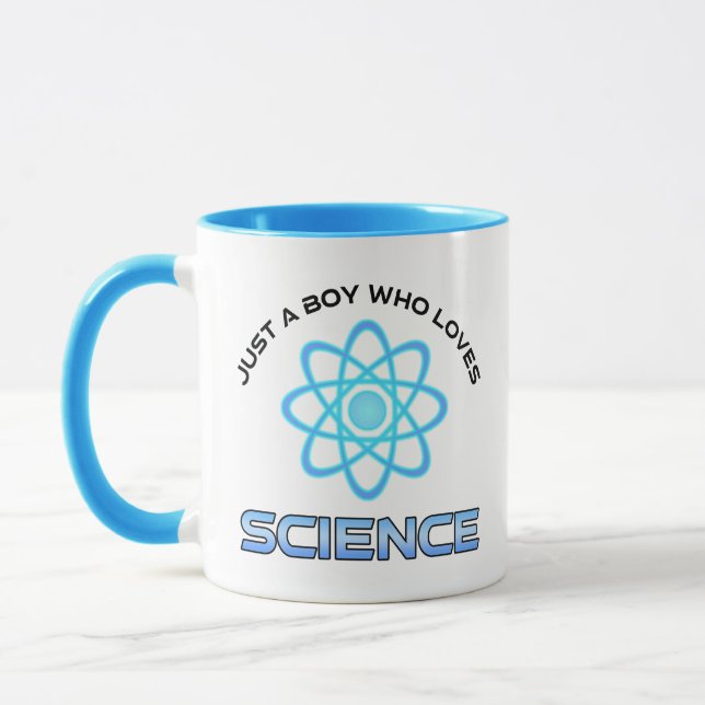 Mug Juste un garçon qui aime la science (Gauche)
