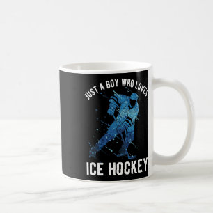 Mug Juste un garçon qui aime le hockey sur glace