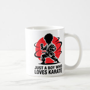 Mug Juste un garçon qui aime les arts martiaux Karaté