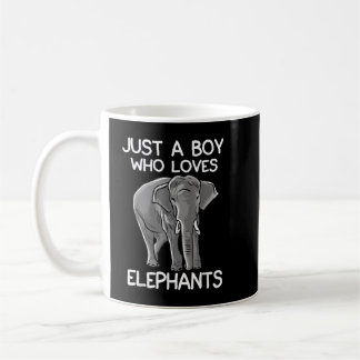 Mug Juste Un Garçon Qui Aime Les Éléphants Drôle Amour
