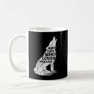Mug Juste un garçon qui aime les loups Fille de meute 