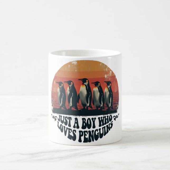 Mug Juste un garçon qui aime les pingouins (Centre)