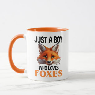 Mug Juste Un Garçon Qui Aime Les Renards