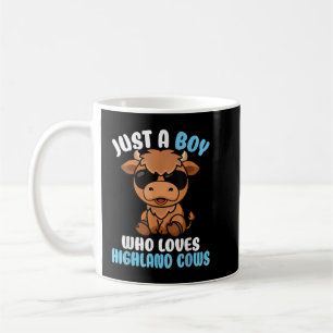 Mug Juste Un Garçon Qui Aime Les Vaches Highland Vache