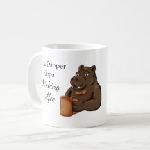 Juste un hippopotame élégant buvant du café - Tass