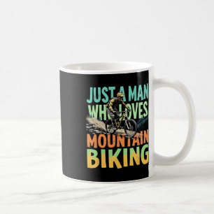 Mug Juste un homme qui aime l'aventure en VTT