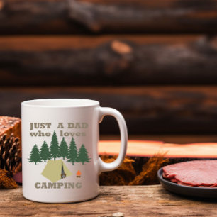 Mug Juste un père qui aime le camping et la randonnée