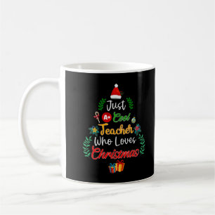 Mug Juste Un Professeur Cool Aime Noël Arbre Pyjamas S