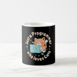 Mug Juste un programmeur qui aime les chats