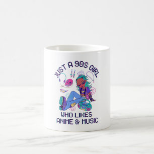 Mug Juste une fille des années 90 qui aime la musique