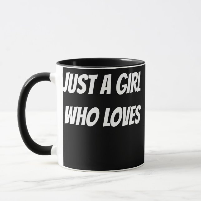 Mug Juste Une Fille Qui Aime  (Gauche)