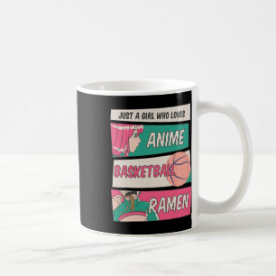 Mug Juste une fille qui aime Anime Bysketbyll Ramen Ka