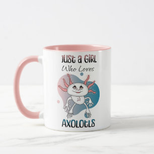 Mug Juste une fille qui aime Axolotls
