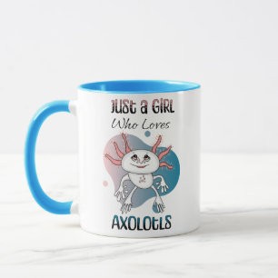Mug Juste une fille qui aime Axolotls