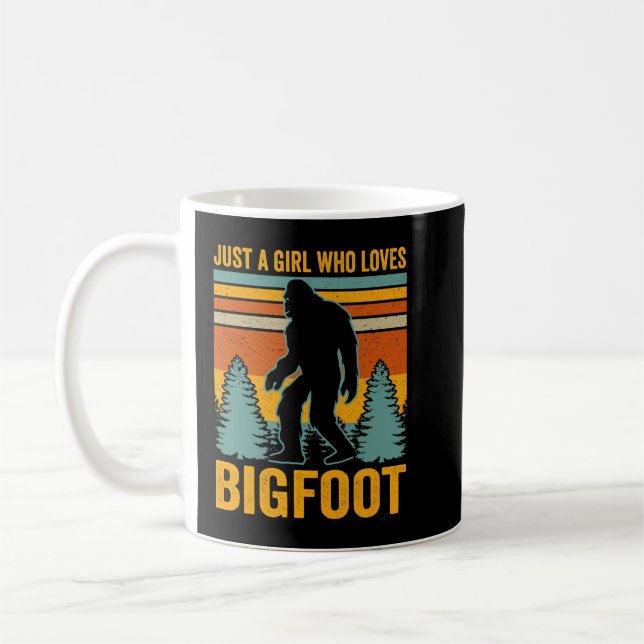 Mug Juste Une Fille Qui Aime Bigfoot (Gauche)