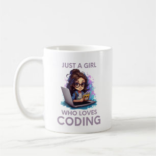 Mug Juste Une Fille Qui Aime Coder Geek Coding Femmes