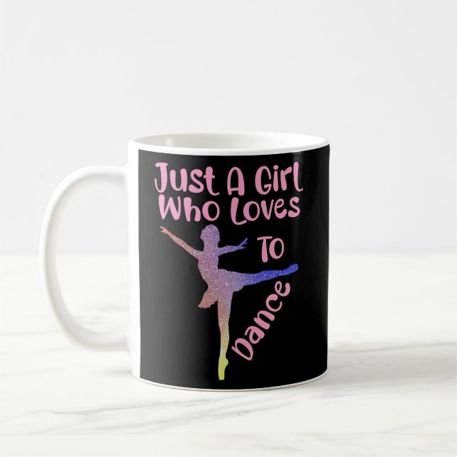 Mug Juste Une Fille Qui Aime Danser, Amoureux De La Da (Gauche)