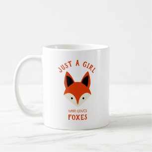 Mug Juste une fille qui aime Foxes