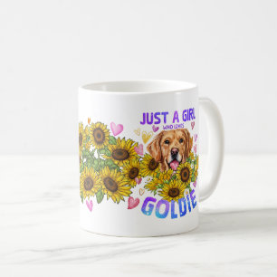 Mug Juste une fille qui aime Goldie Mignon Retriever d