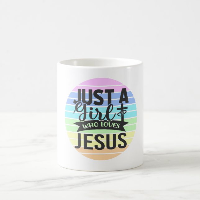 Mug Juste une fille qui aime Jésus (Centre)