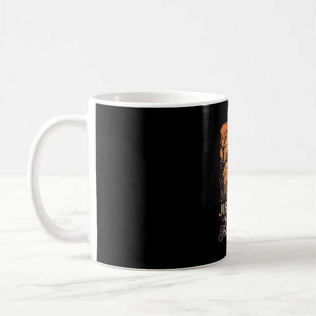 Mug Juste une fille qui aime la chatte d'automne Hallo (Gauche)