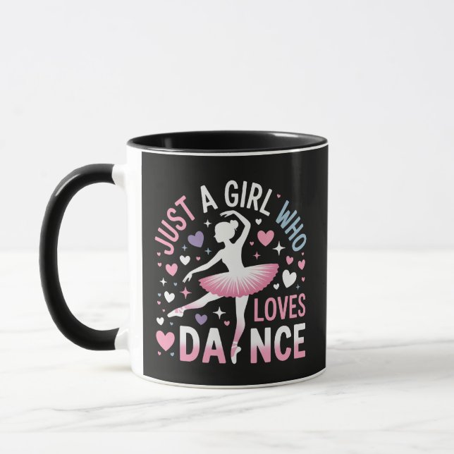 Mug Juste une fille qui aime la danse (Gauche)