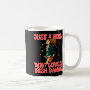 Mug Juste une fille qui aime la danse irlandaise vinta