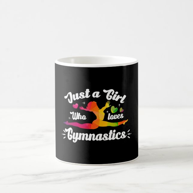 Mug Juste une fille qui aime la gymnastique (Centre)