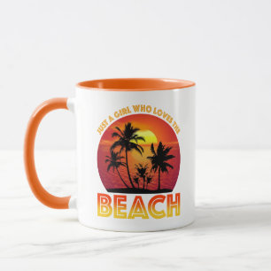 Mug Juste Une Fille Qui Aime La Plage