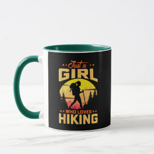 Mug Juste une fille qui aime la randonnée