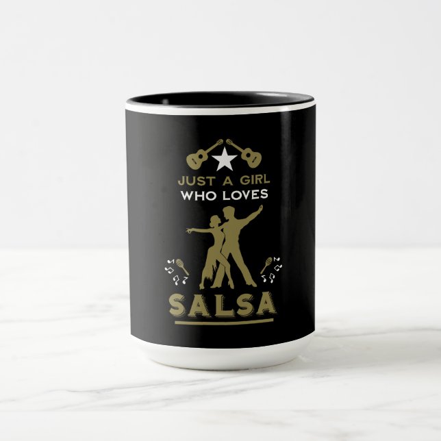Mug Juste Une Fille Qui Aime La Salsa Dance (Centre)