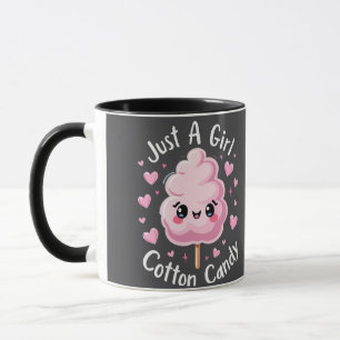 Mug Juste une fille qui aime le bonbon de coton