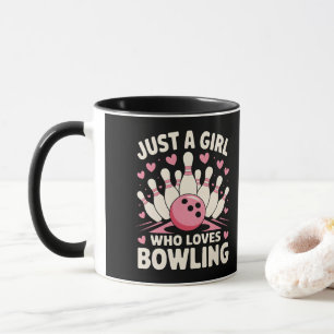 Mug Juste une fille qui aime le bowling