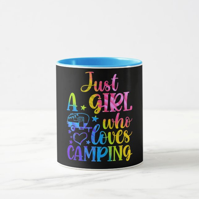 Mug Juste Une Fille Qui Aime Le Camping (Centre)