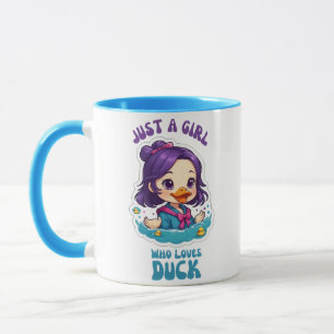 Mug Juste Une Fille Qui Aime Le Canard