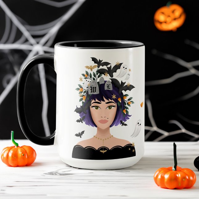 Mug Juste Une Fille Qui Aime Le Costume D'Halloween Be (Just A Girl Who Love Halloween Costume Beauty Mug)