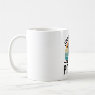 Mug Juste une fille qui aime le design de chien vintag