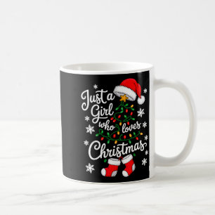 Mug Juste une fille qui aime le sapin de Noël Xmas 