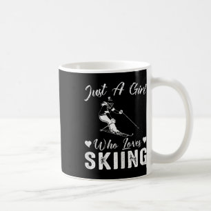 Mug Juste Une Fille Qui Aime Le Ski Drôle De Sport D'H