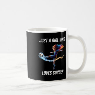 Mug Juste une fille qui aime le tee-shirt de football