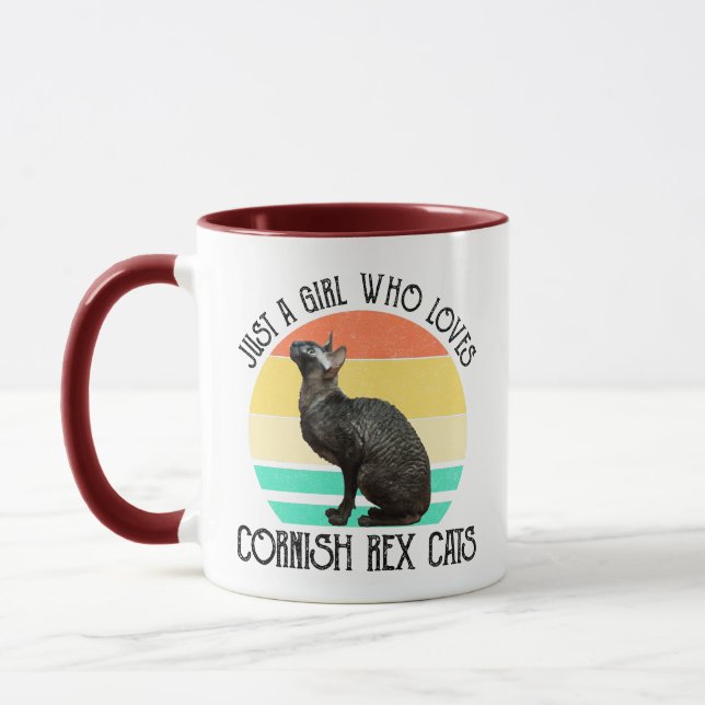Mug Juste Une Fille Qui Aime Les Chats Cornish Rex (Gauche)