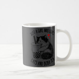 Mug Juste Une Fille Qui Aime Les Chats Et Le Thé Aux P