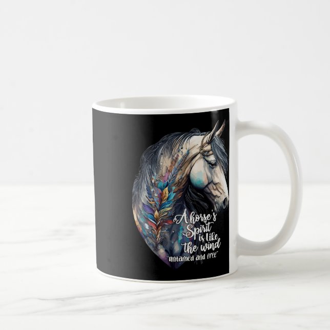 Mug Juste Une Fille Qui Aime Les Chevaux Co. Femmes No (Droite)