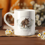Mug Juste une fille qui aime les chevaux | Monogramme<br><div class="desc">Design personnalisé tendance. Ces tasses font le cadeau parfait pour n'importe quel amant de cheval ou de rodéo reine. Ajoutez votre libellé personnalisé à cette conception à l'aide des cases "Modifier ce modèle de conception" situées à droite de l'élément, ou cliquez sur le bouton bleu "Customiser" pour arranger le texte,...</div>