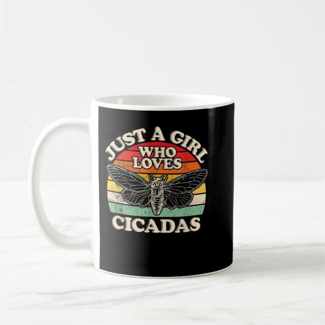 Mug Juste une fille qui aime les Cicadas (Gauche)