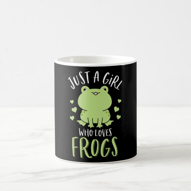 Mug Juste une fille qui aime les grenouilles Cute Frog (Centre)