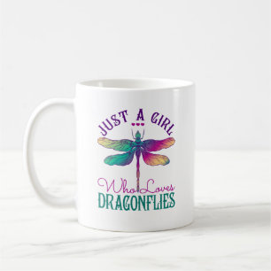 Mug Juste une fille qui aime les libellules