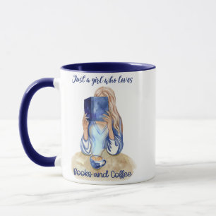 Mug Juste une fille qui aime les livres et la pâte à