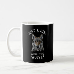 Mug Juste une fille qui aime les loups