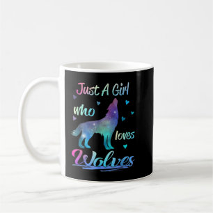 Mug Juste Une Fille Qui Aime Les Loups Mignonne Wolf S